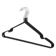 ARDESTO Hanger Set 40.5cm, 5pcs, metal, PVC, black (ARHC2805B)