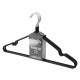 ARDESTO Hanger Set 40.5cm, 5pcs, metal, PVC, black (ARHC2805B)