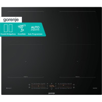 Gorenje Варильна поверхня Gorenje індукційна, 60см, PowerBoost, TouchControl, Wi-Fi, збільшена площа приготування, чорний (GI6442BSCWF)