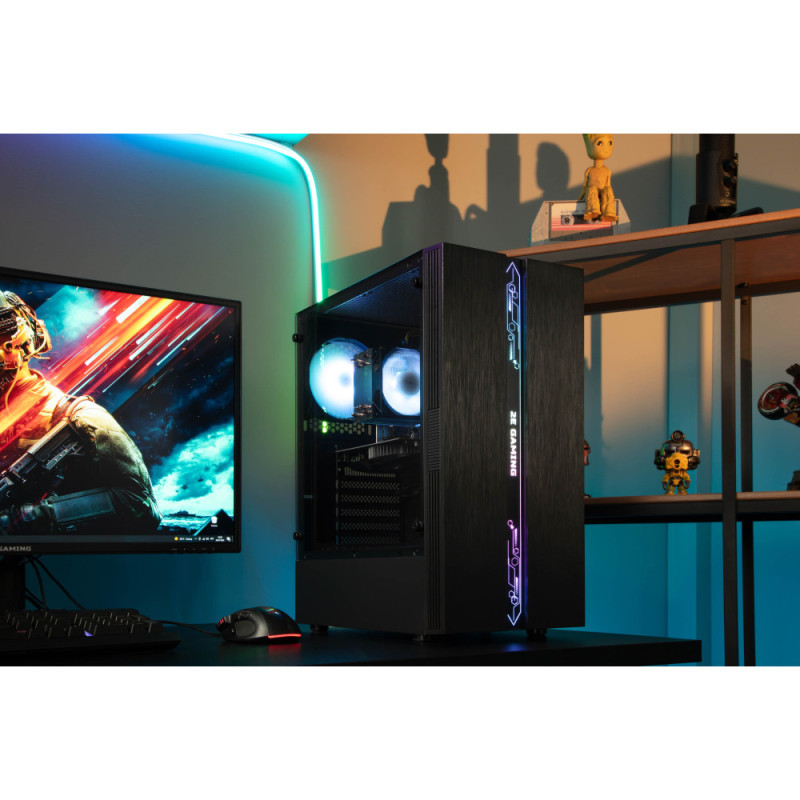 2E 2E PC Complex Gaming Intel i5-12400F/H610/16/500F+1000/NVD1050TI-4/Win11H/2E-G2107-500