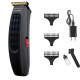 Rowenta Hair clipper Karl Lagerfeld Cut & Style Stylization, battery, rotary motor, nozzles-3, steel, black (TN182LF0)