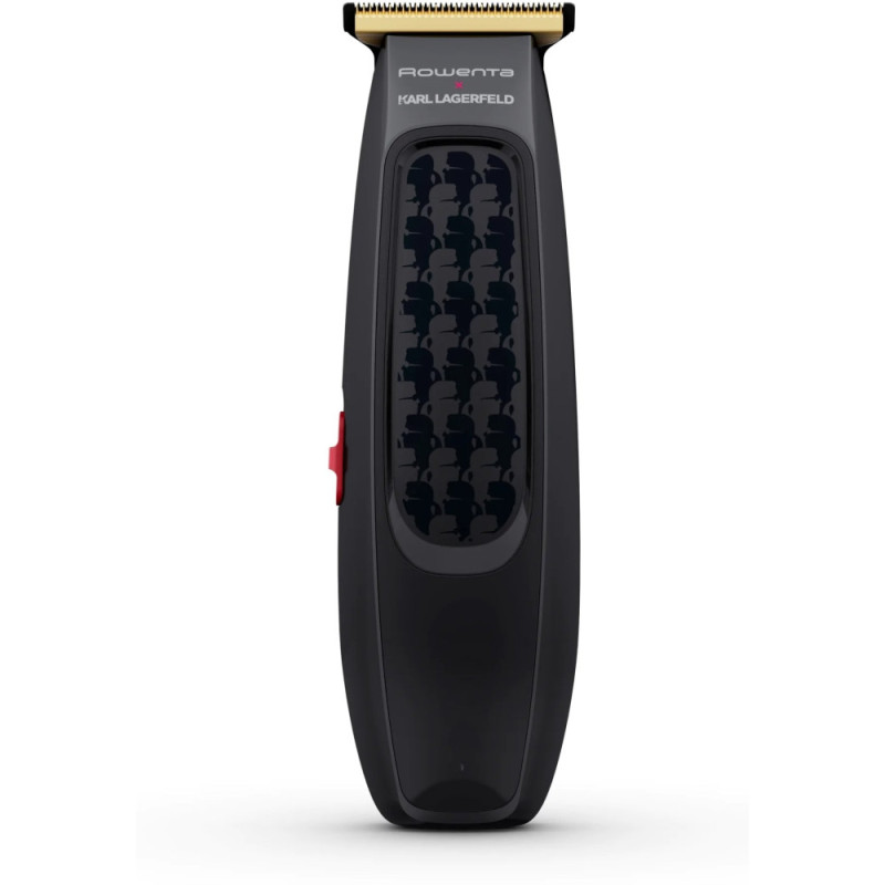 Rowenta Hair clipper Karl Lagerfeld Cut & Style Stylization, battery, rotary motor, nozzles-3, steel, black (TN182LF0)