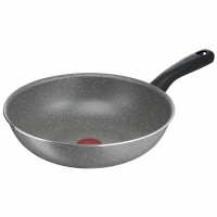 Tefal Сковорода Вок Cook Natural, 28см, алюміній, бакеліт, сірий (B5791902)