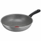 Tefal Wok frying pan, Cook Natural, 28cm, aluminum, bakelite, gray (B5791902)