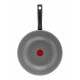 Tefal Wok frying pan, Cook Natural, 28cm, aluminum, bakelite, gray (B5791902)