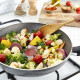 Tefal Wok frying pan, Cook Natural, 28cm, aluminum, bakelite, gray (B5791902)