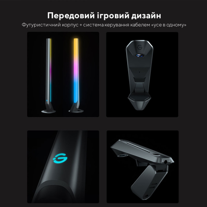 Govee Набор адаптивной подсветки H604A DreamView G1 Pro Gaming Light 24-29'' RGB Серый (B604A311)
