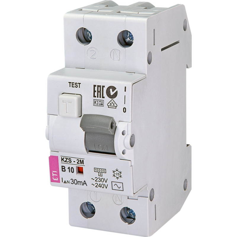 ETI KZS-2M B 10/0,03 тип AC (10kA) (2173102)