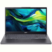 Ноутбук Acer Aspire 15 A15-41M-R1PA (NX.KXAEU.003) Gray; 15.6" FullHD (1920x1080) IPS LED матовый , AMD Ryzen 7 8840HS (3.3 - 5.1 ГГц) , RAM 16 ГБ , SSD 1 ТБ , AMD Radeon Graphics , без ОП , Wi-Fi , BT , веб-камера , Без ОС  , 1.65 кг , серый , подсветка клавиатуры , сканер отпечатков пальцев