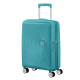 American Tourister Валіза American Tourister, Soundbox, поліпропілен, мала, 55см, 35.5/41л, TSA, 4 колеса, EXP, бірюзовий (32G*61001)
