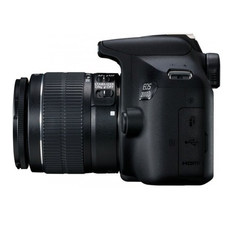 Canon Цифр. фотокамера зеркальная EOS 2000D + объектив 18-55 IS II (2728C008)