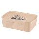 ARDESTO Storage box with lid 45.5х31х14cm, 13l, plastic PP, beige (ARHC2513B)