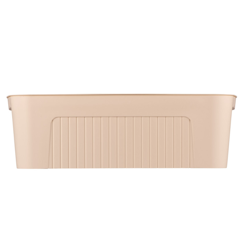 ARDESTO Storage box with lid 45.5х31х14cm, 13l, plastic PP, beige (ARHC2513B)