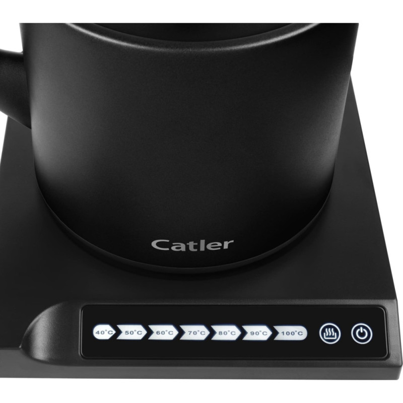 CATLER electric kettle, 0.6l, Strix, with teapot, black (BM501VICTORIA)