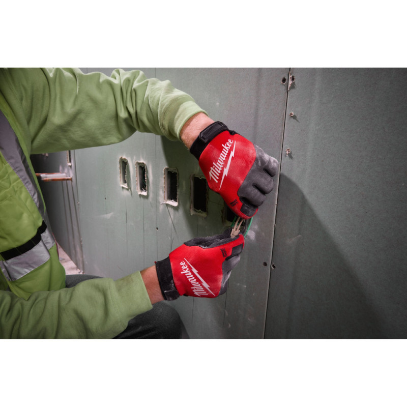 Milwaukee PERFORMANCE work gloves, polyester/spandex/nitrile, size 10/XL, black (4932498499)