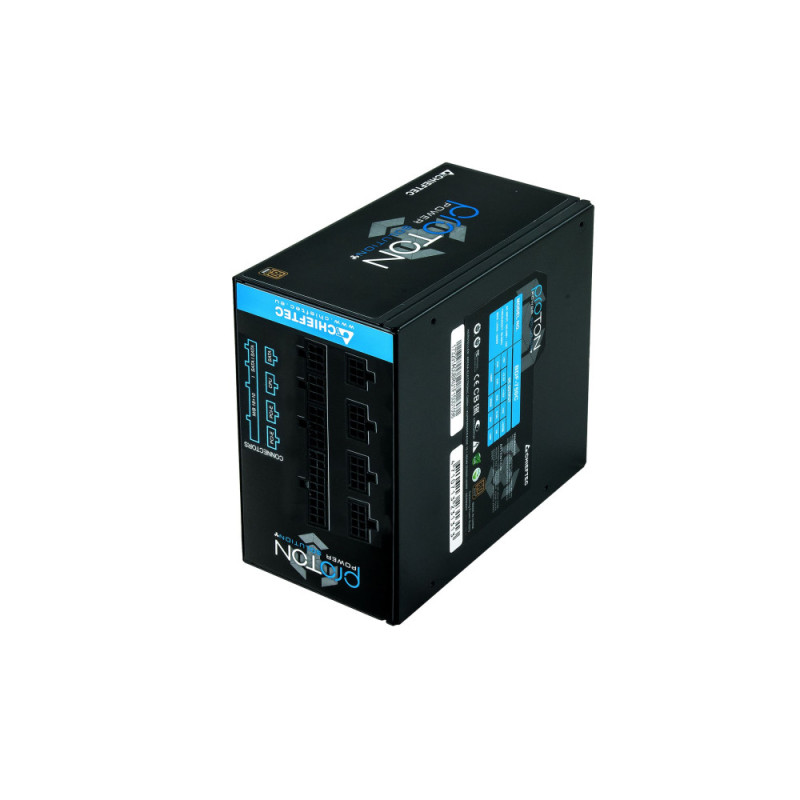 Chieftec Блок живлення Proton (750W), >85%, 80+ Bronze, 140мм, 1xMB 24pin(20+4), 1xCPU 8pin(4+4), 3xMolex, 6xSATA, 4xPCIe 8pin(6+2), Fully Modular (BDF-750C)