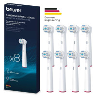 Beurer Насадка для зубної щітки, TB_30/50_S_8, 8 шт в комплекті, білий
