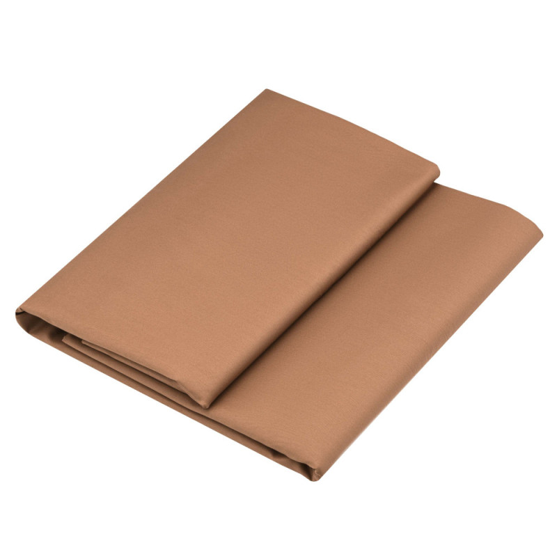 ARDESTO Flat bed sheet Mix&Match, sateen, choco, 180x240cm, 100% cotton (ART1824FSH)