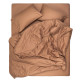 ARDESTO Flat bed sheet Mix&Match, sateen, choco, 180x240cm, 100% cotton (ART1824FSH)