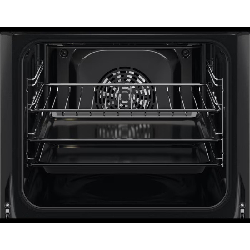 Electrolux Духовой шкаф электрический, 65л, A, дисплей, конвекция, черный (EOF3H40BK)