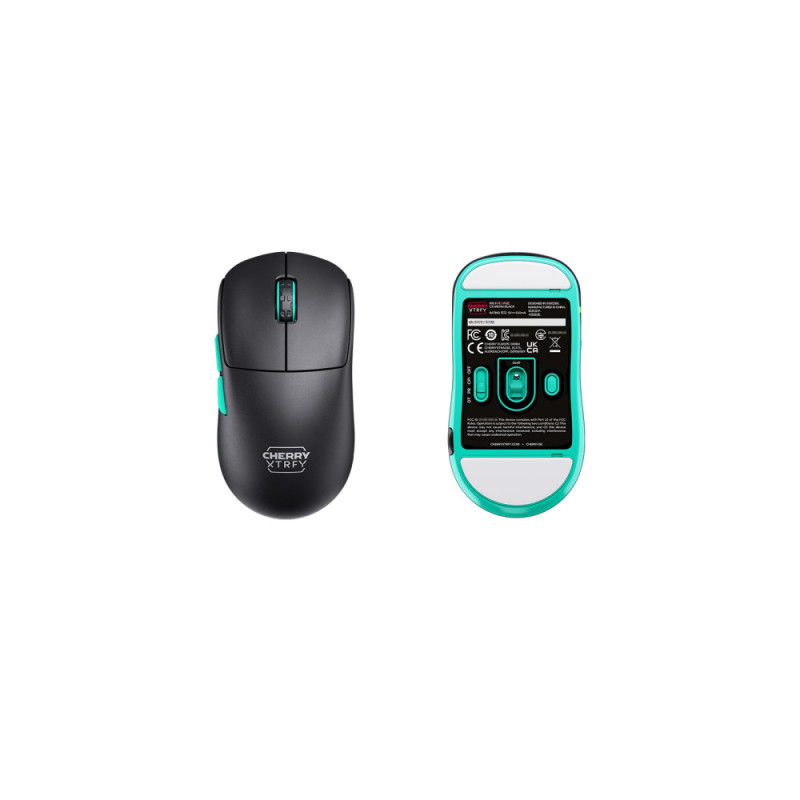Cherry Xtrfy Mouse M68, WL/USB-A, RGB, black (CX-M68W-BLACK)