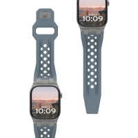 UAG Ремінець для Apple Watch Ultra 2/Ultra-49-45-44-42mm, Monarch, Cloud Blue/Titanium (194158114136)