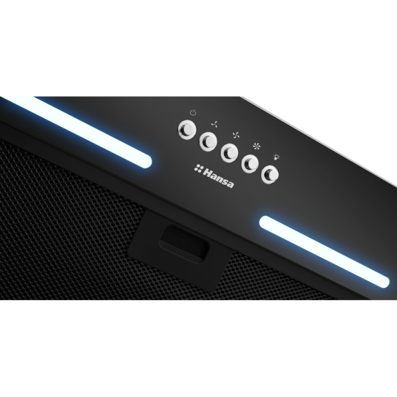 Hansa Витяжка вбудована, 55см, 400м.куб/год., чорна (OMP6251BGH)