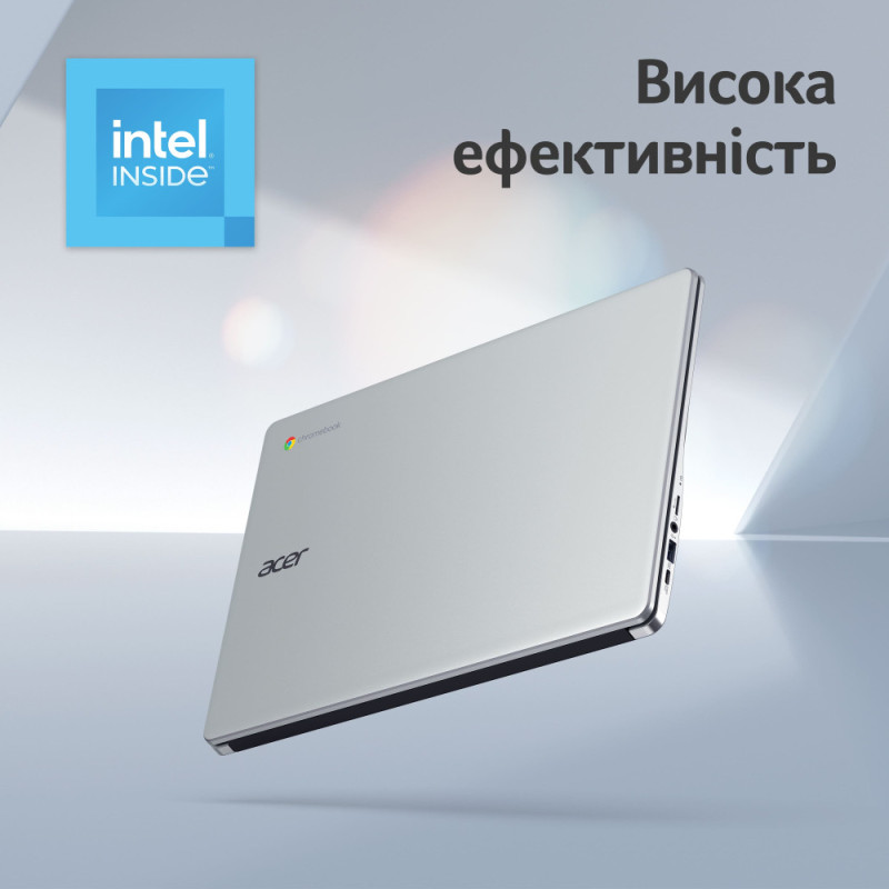 Acer Chromebook CB315-4HT 15  FHD IPS Touch, Intel P N6000, 8GB, F128GB, UMA, ChromeOS, Pure Silver (NX.KBAEU.002)