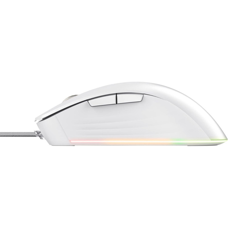 Trust Mouse GXT924 YBAR+, USB-A, White
