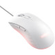 Trust Mouse GXT924 YBAR+, USB-A, White