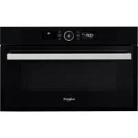 Whirlpool Microwave oven built-in, 31L, electronic control, 1000W, grill, display, black (AMW731/NB)