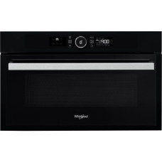 Whirlpool Microwave oven built-in, 31L, electronic control, 1000W, grill, display, black (AMW731/NB)