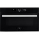 Whirlpool Microwave oven built-in, 31L, electronic control, 1000W, grill, display, black (AMW731/NB)