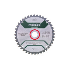 Metabo Cutting Disc PRECISION CUT WOOD - CLASSIC, 216х2.4х30mm, 1.8mm, 40 teeth