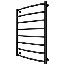 Mario Towel dryer water Classic, 800x530x500mm, dual fuel connection, inox, black matt (1.1.0107.01.BM)