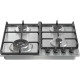 Gorenje Варильна поверхня газова, 60см, чавун, конфорка Wok, нерж (GW641EBX)