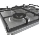 Gorenje Варильна поверхня газова, 60см, чавун, конфорка Wok, нерж (GW641EBX)