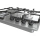 Gorenje Варильна поверхня газова, 60см, чавун, конфорка Wok, нерж (GW641EBX)