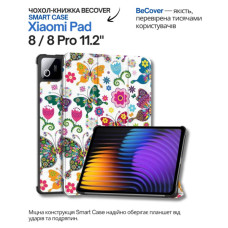 Чехол для планшета BeCover Smart Case Xiaomi Pad 8 / 8 Pro 11.2" Butterfly (714582)