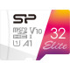 Карта памяти Silicon Power 32GB microSD class10 UHS-I A1 V10 Elite COLOR (SP032GBSTHBV1V20SP)