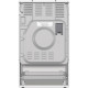 Gorenje Cooker combined, 70L, 50x60cm, display, IconLed, cast-iron, white (GK5C43WF)