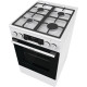 Gorenje Cooker combined, 70L, 50x60cm, display, IconLed, cast-iron, white (GK5C43WF)