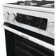 Gorenje Cooker combined, 70L, 50x60cm, display, IconLed, cast-iron, white (GK5C43WF)