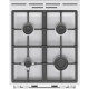 Gorenje Cooker combined, 70L, 50x60cm, display, IconLed, cast-iron, white (GK5C43WF)