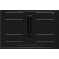 Bosch Варильна поверхня Bosch індукційна, 75см, вбудована витяжка, чорний (PXX875D67E)