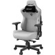 Кресло игровое Anda Seat Kaiser 3 Fabric Size XL Grey (AD12YDC-XL-01-G-PV/F)