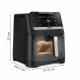 Tefal Tefal air fryer Easy Fry Silence XXL, 1800W, bowl-7l, sensor control, plastic, black (EY8468E0)