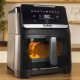 Tefal Tefal air fryer Easy Fry Silence XXL, 1800W, bowl-7l, sensor control, plastic, black (EY8468E0)