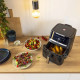 Tefal Tefal air fryer Easy Fry Silence XXL, 1800W, bowl-7l, sensor control, plastic, black (EY8468E0)