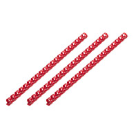 2E Plastic combs for the binder 14mm red 100pcs (2E-PL14-100RD)